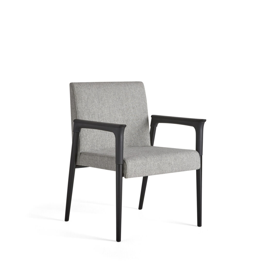 Reprise Metal Guest Chair, Urethane Arm Caps