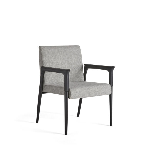 Reprise Metal Guest Chair, Urethane Arm Caps