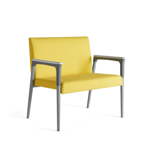 Reprise Metal Bariatric Chair, Corian Arm Caps