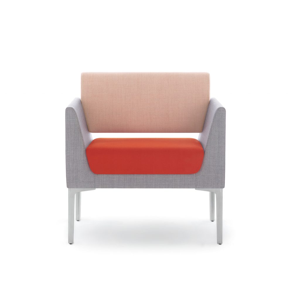 Savina Lounge Chair, Three-Tone