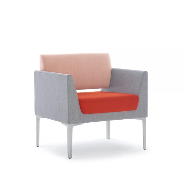 Savina Lounge Chair, Three-Tone