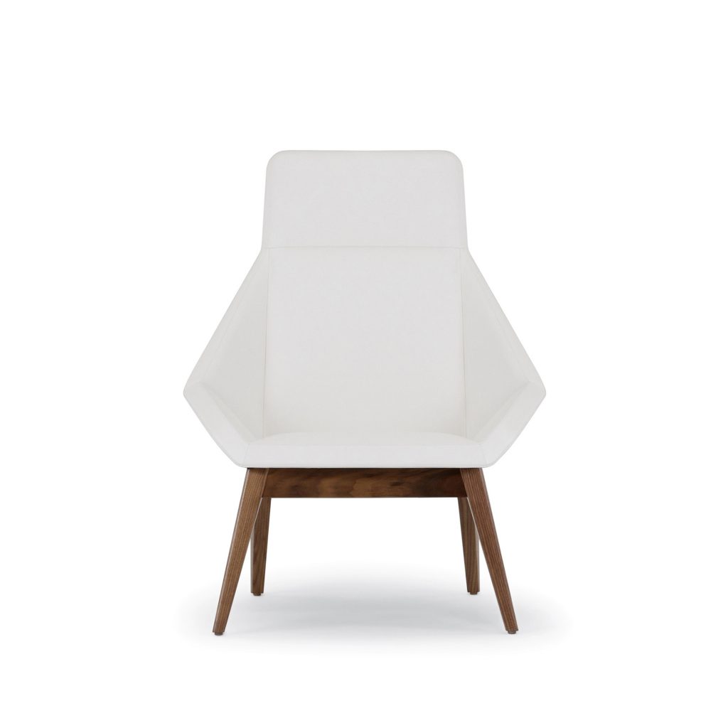 Nios High Back, Wood Base