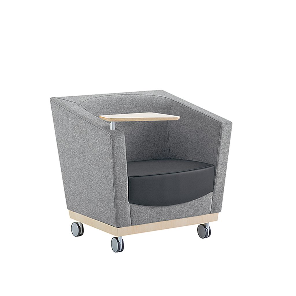 Achella Lounge with Casters and Tablet