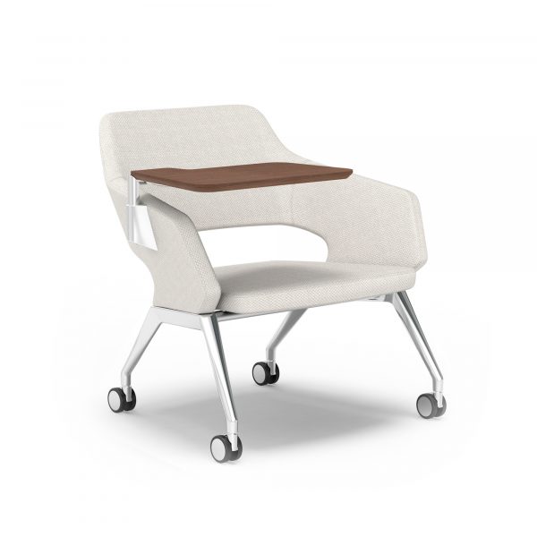 Flirt Lounge, Mid-Back, Tablet, 4-Leg Base, Casters