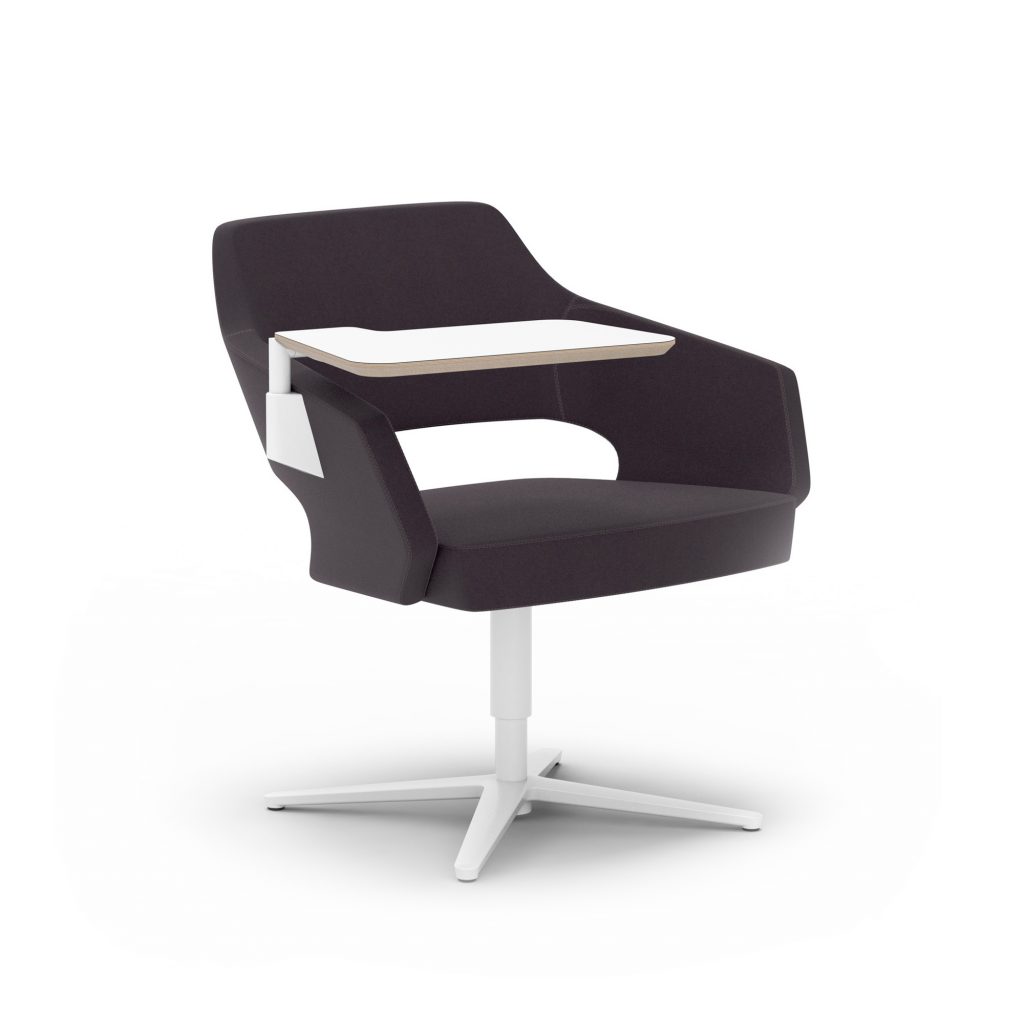 Flirt Lounge, Mid-Back, Tablet, Swivel Base