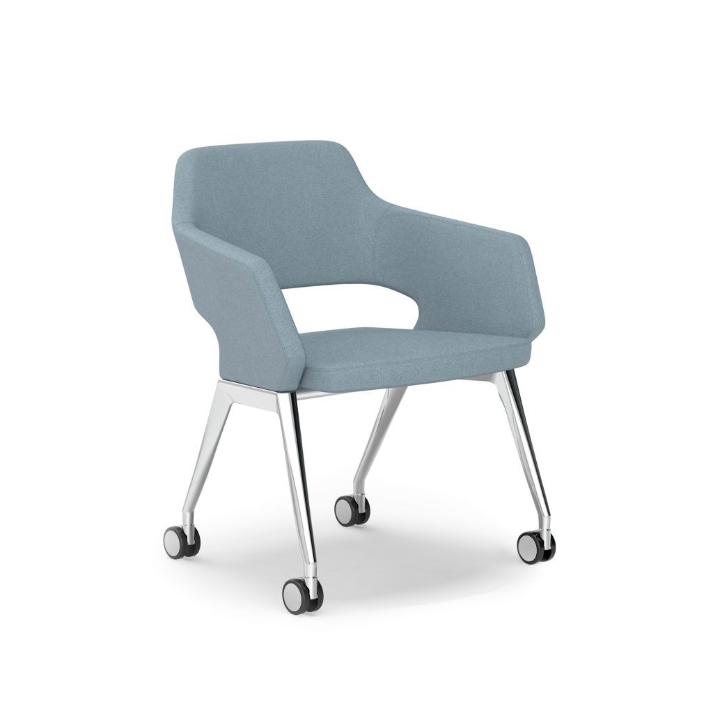Flirt Guest, Nesting, 4-Leg Base, Casters