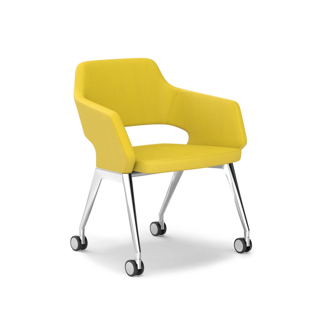 Flirt Guest, Nesting, 4-Leg Base, Casters