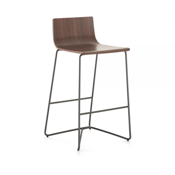 Brink Stool, Counter Height, Wood Seat