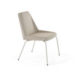 Nios Guest Chair, 4-Leg Cotton Base, Armless