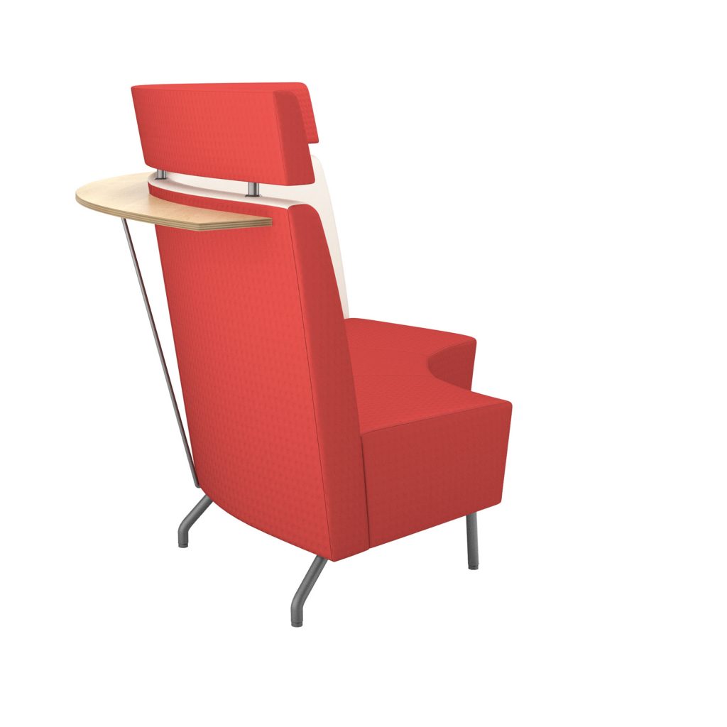 Intima Modular Quarter-Round Unit with Headrest and Shelf