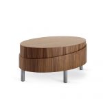 Soleil 16-Inch High Ellipse Occasional Table