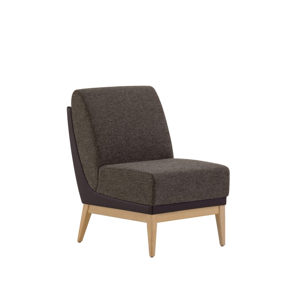 Ovate Armless Lounge Chair