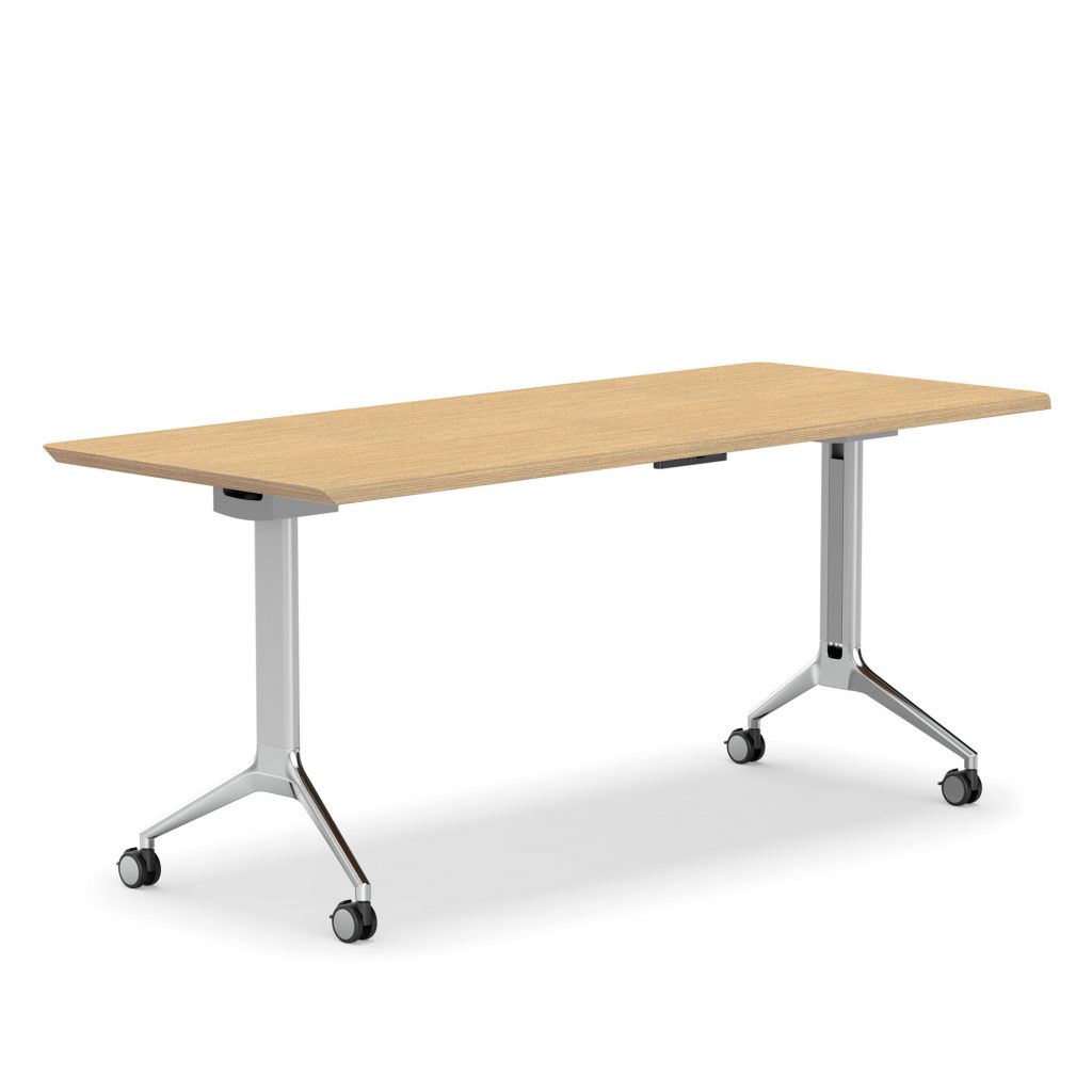 Flirt Nesting Multi-Purpose Table, Rectangle Top, Waterfall Edge