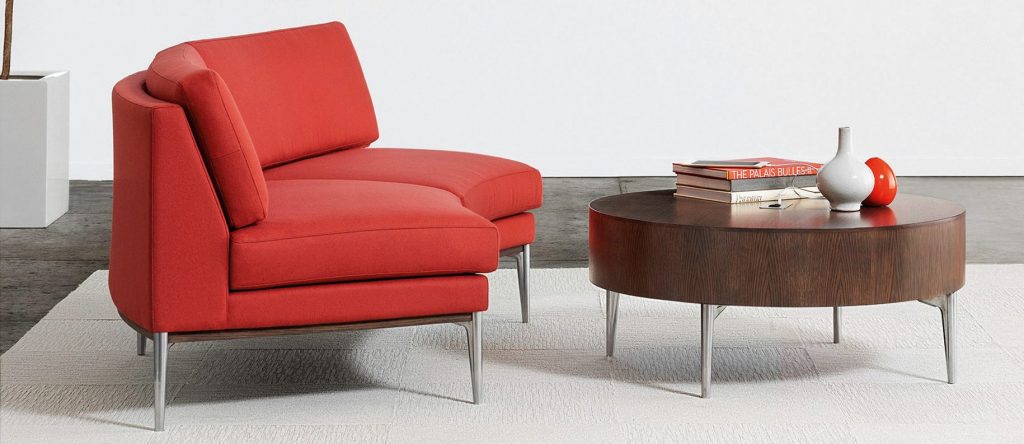 Uptown Social 60-Degree Two-Seat Unit, Occasional Table