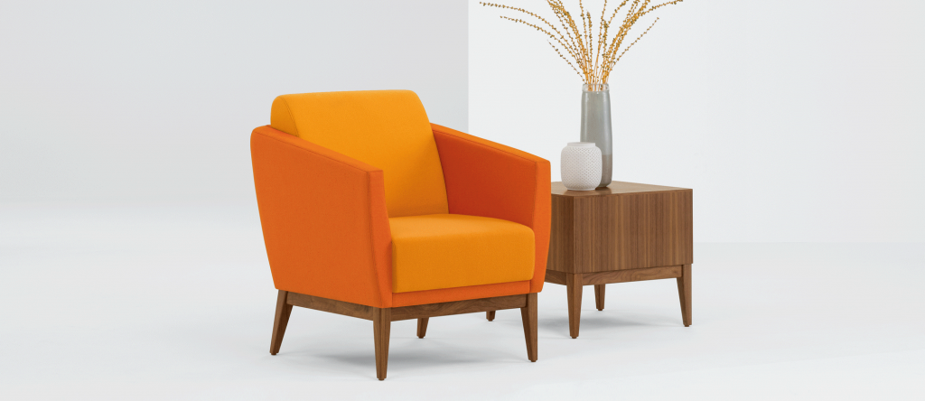 Ovate Lounge and Square Occasional Table