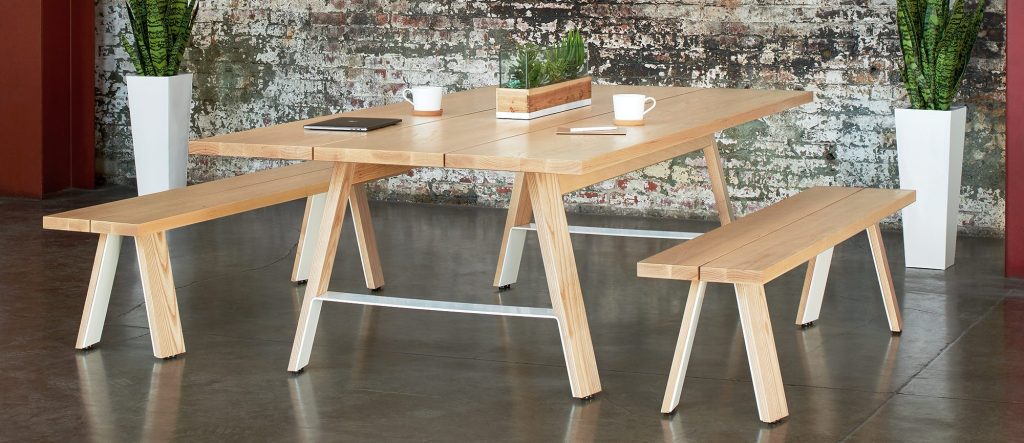 Delen Meeting Table and Benches
