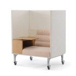 Iso Single Work Lounge, Casters