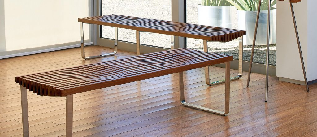 Livia Two-Seat and Three-Seat Scalloped Benches