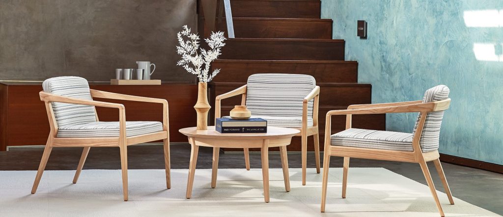 Kindred Lounge Chair with Occasional Table
