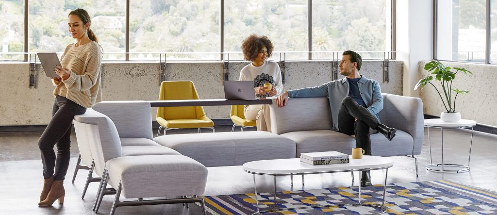 Scenery Modular Configuration with Savina Occasional Tables