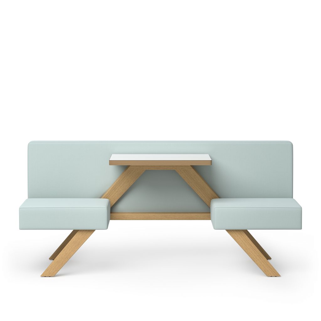 Two-Seat Bench Booth