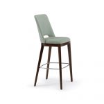 Theme Bar-Height Stool, Fully Upholstered