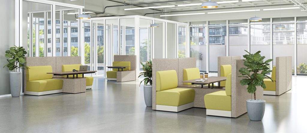 TOOtheLOUNGE, Booth & Lounge Units, Break Room Environment