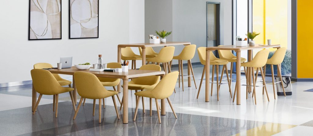 Conduit Meeting Tables Multipurpose Environment with Hoom Guest and Lounge
