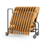 Stash Dolly with Folded Chairs