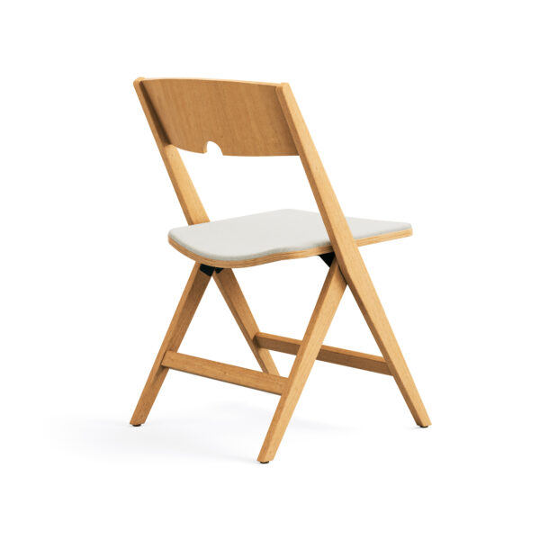 Stash, Upholstered Seat Pad, Rear View