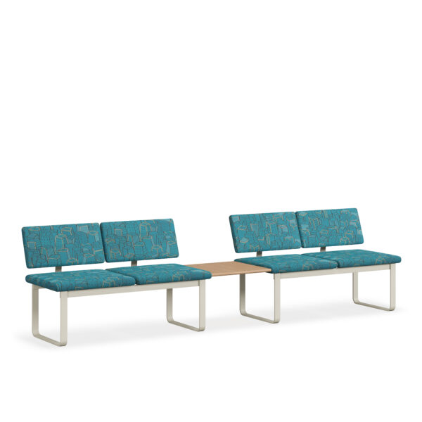 Flipside Kids 2-Seat Benches with Connecting Table